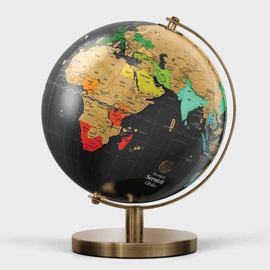 Scratch Map World Globe - 5.5in