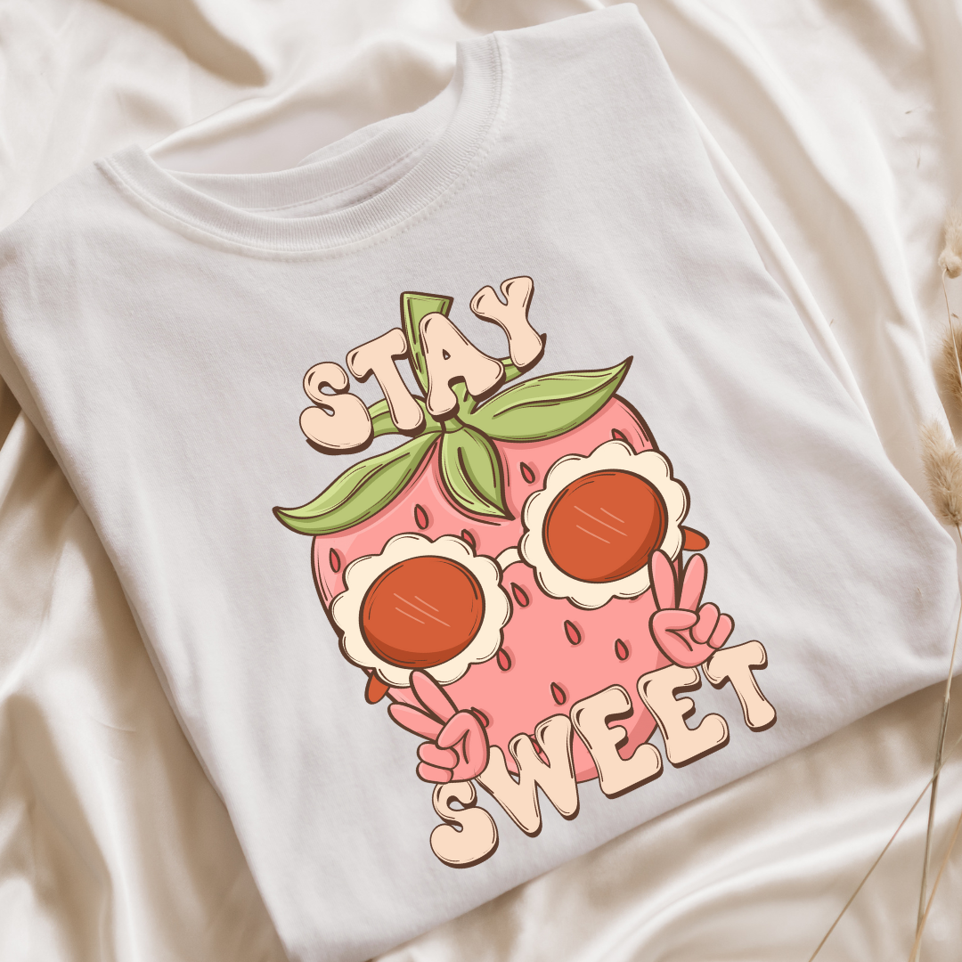 Stay sweet strawberry (Front design)