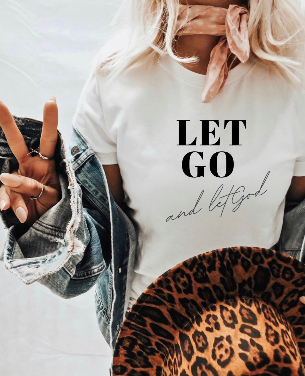 Let Go & Let GOD - Boyfriend Tee