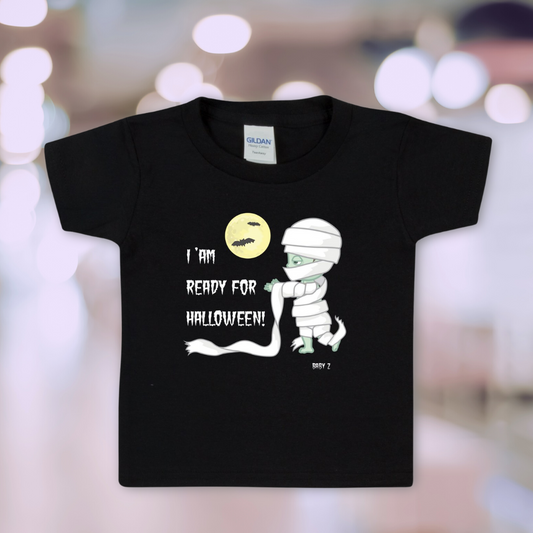 Baby Z "Ready for Halloween" Gildan Heavy Cotton Toddler T-Shirt