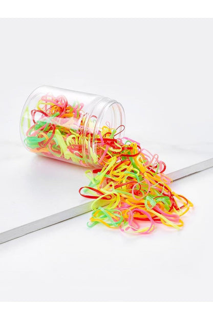 Disposable Hair Ties With Bottle - Della Direct