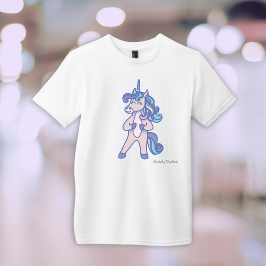 STRETCHY ELEPHANT "UNICORN" District Youth Very Important Tee
