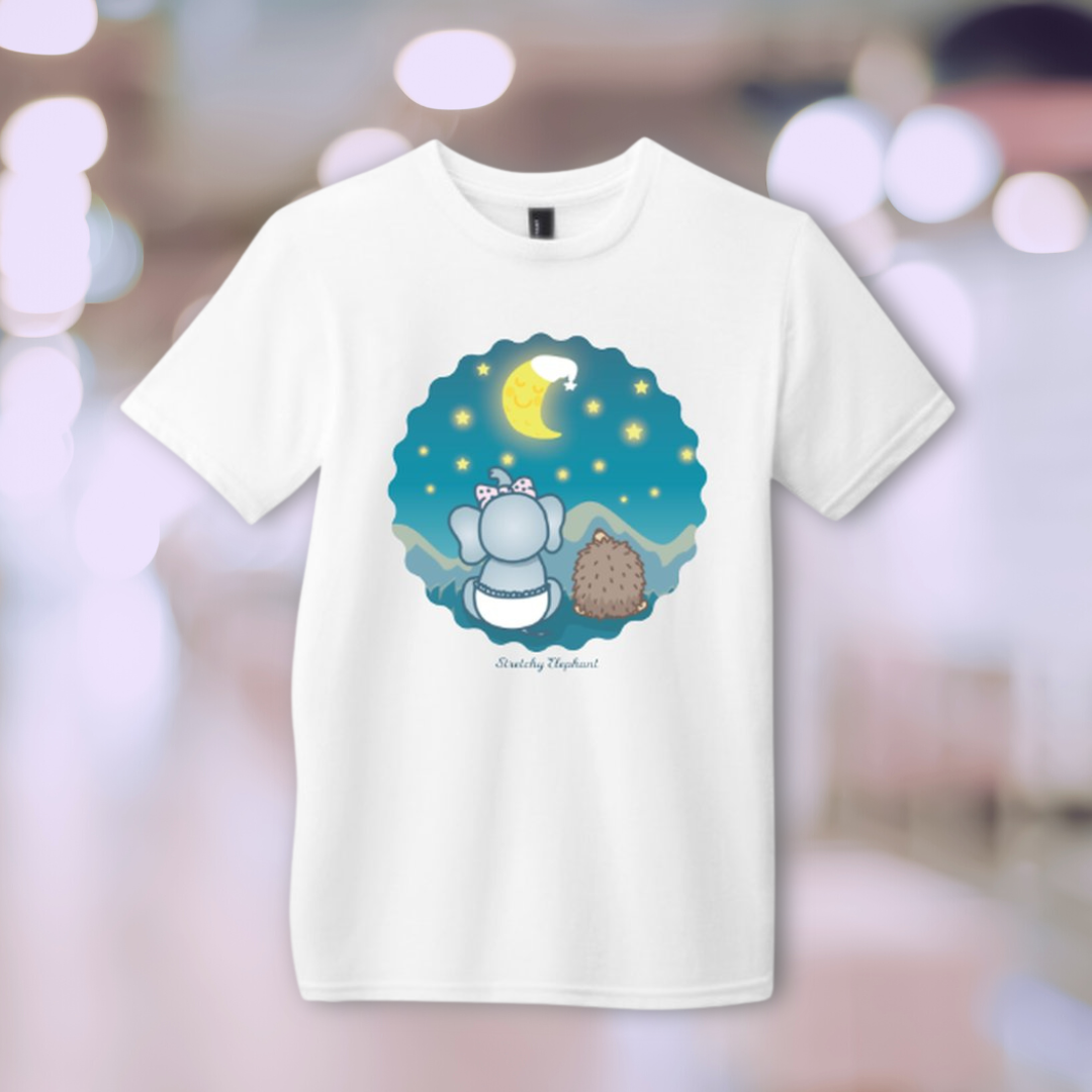 STRETCHY ELEPHANT "STAR GAZING" District Youth Very Important Tee
