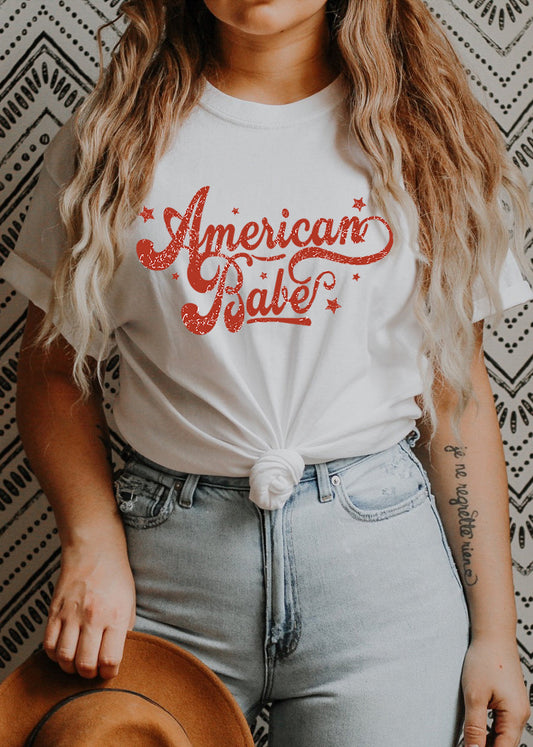 American Babe - USA Boyfriend Tee