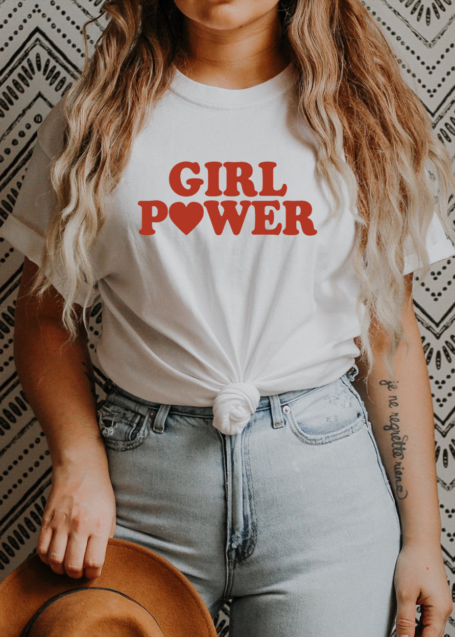 Girl Power - Red Ink Tee