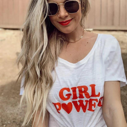 Girl Power - Retro Fitted Ringer