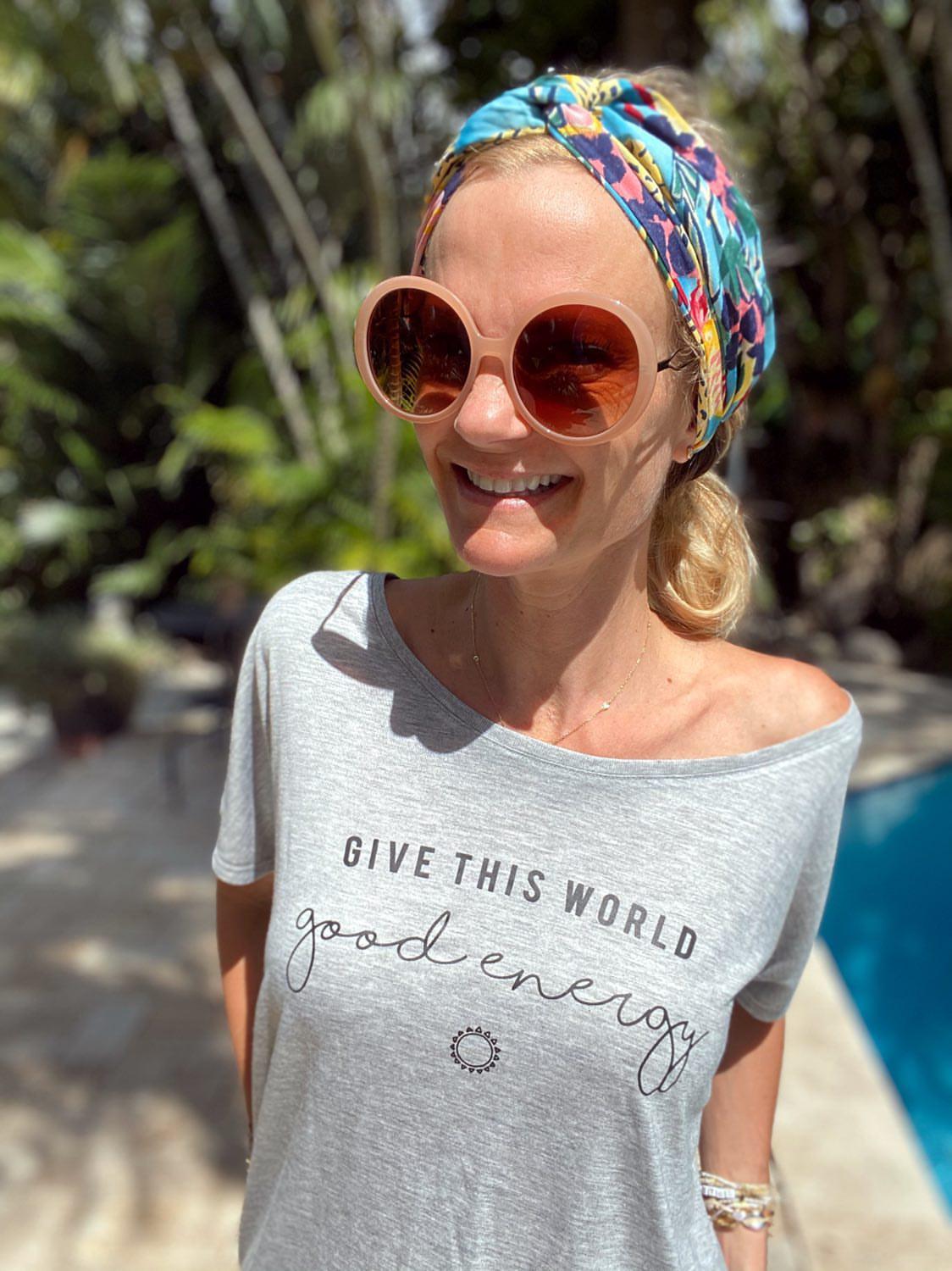 Give This World Good Energy - Off the Shoulder