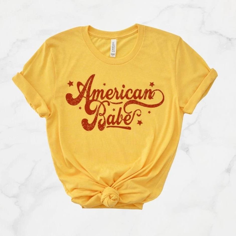 American Babe - USA Boyfriend Tee