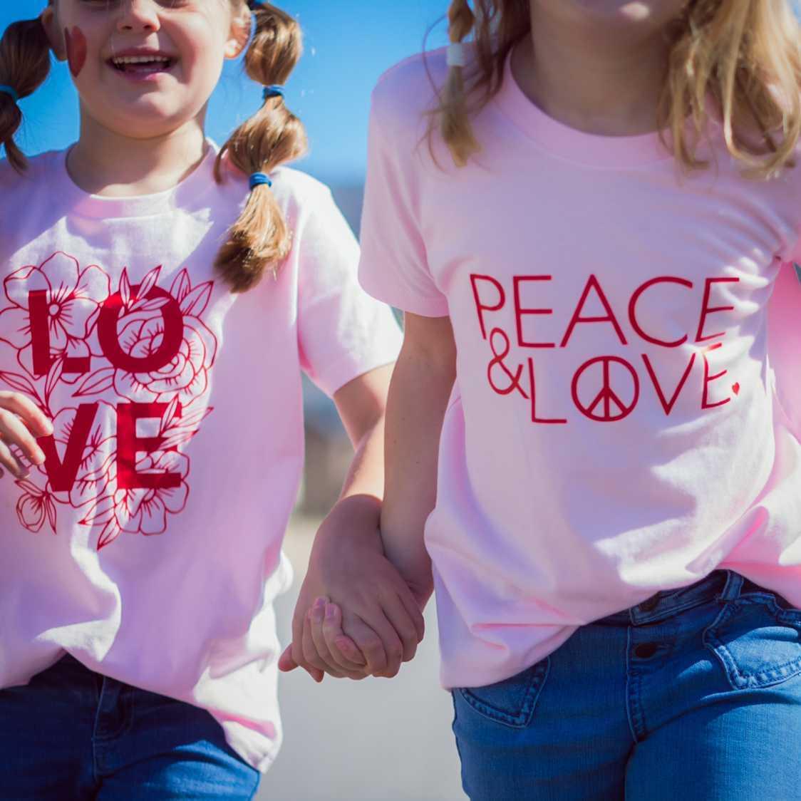 LOVE, Floral - Kid's + Toddler Tees