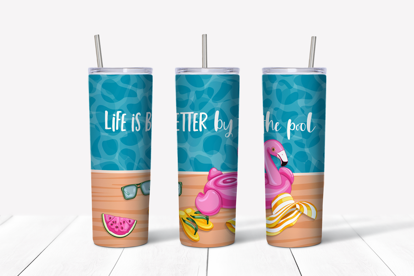 Life is Better by the Pool 20 oz Tumbler