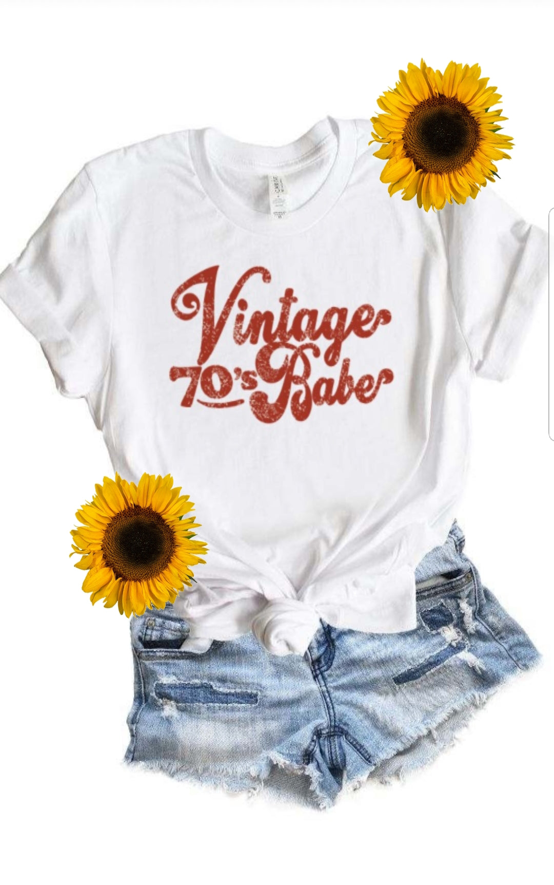 Vintage 70s Babe - Boyfriend Tee