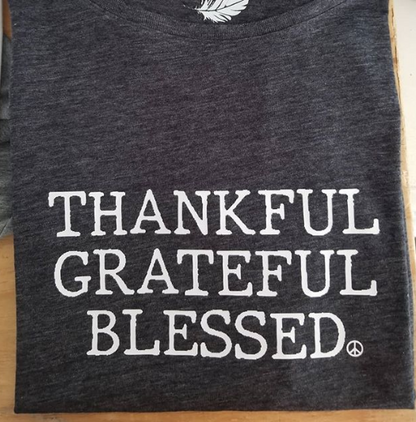 Thankful Grateful Blessed - Off the Shoulder