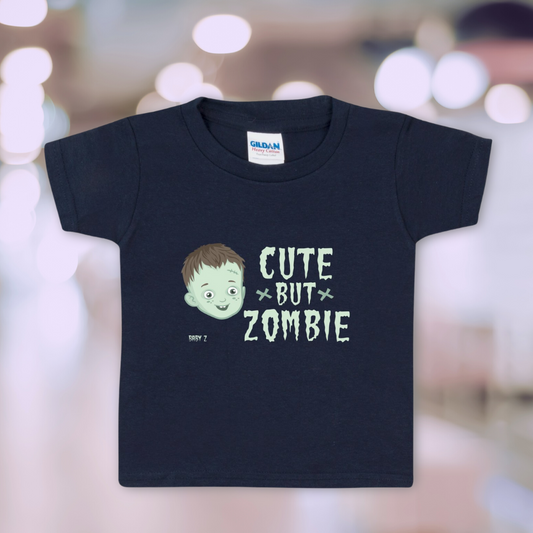 BABY Z "CUTE BUT ZOMBIE" Gildan Heavy Cotton Toddler T-Shirt