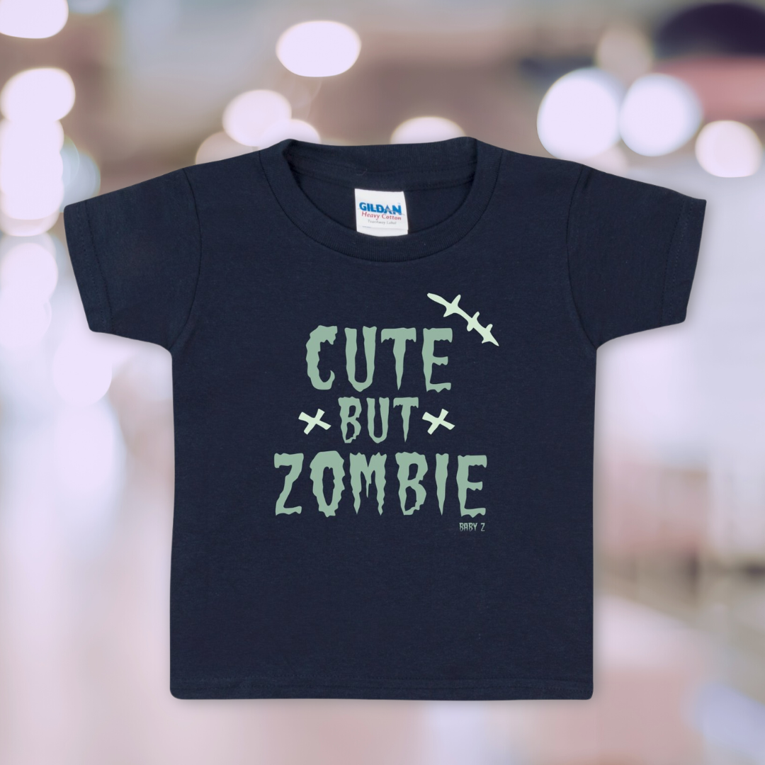 BABY Z "CUTE BUT ZOMBIE 2" Gildan Heavy Cotton Toddler T-Shirt