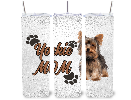 Yorkie Mom 20 oz Tumbler