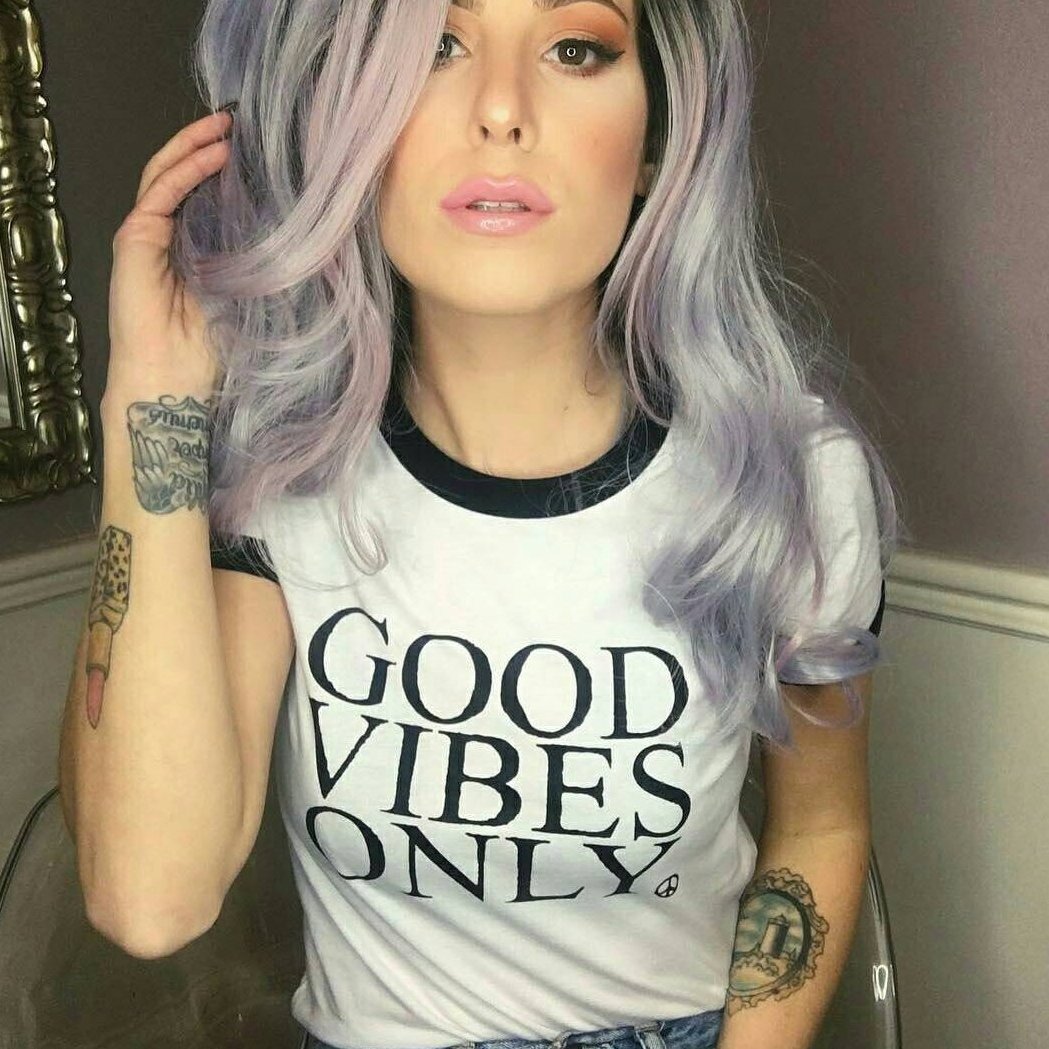 Good Vibes Only - Retro Fitted Ringer
