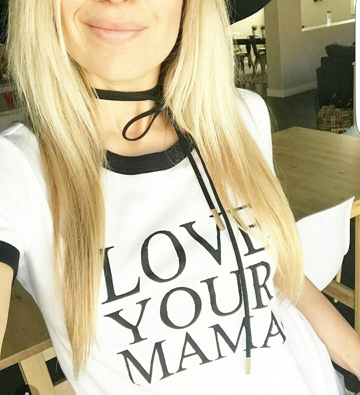 LOVE YOUR MAMA, Boyfriend Tee or Tank, Love Your Mama, Mama Tee, Mom T, Mom Gift, Mom Life, Mama Bird,  Love Your Mama