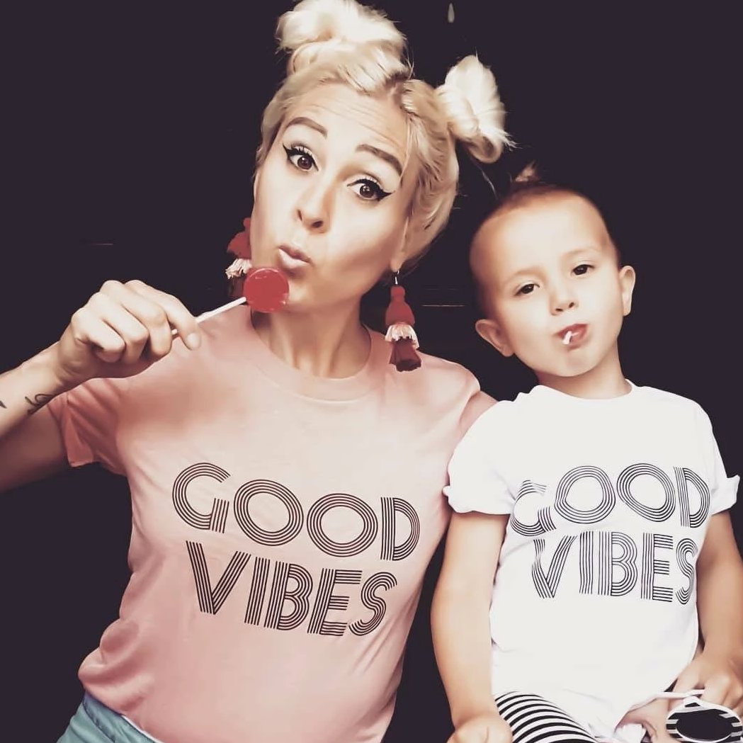 2 Piece SET, GOOD VIBES Tshirts, Good Vibes tshirt, Good Vibes Tee, Good Vibes, Good Vibes Shirt, Good Vibes Top, Good Vibes Only