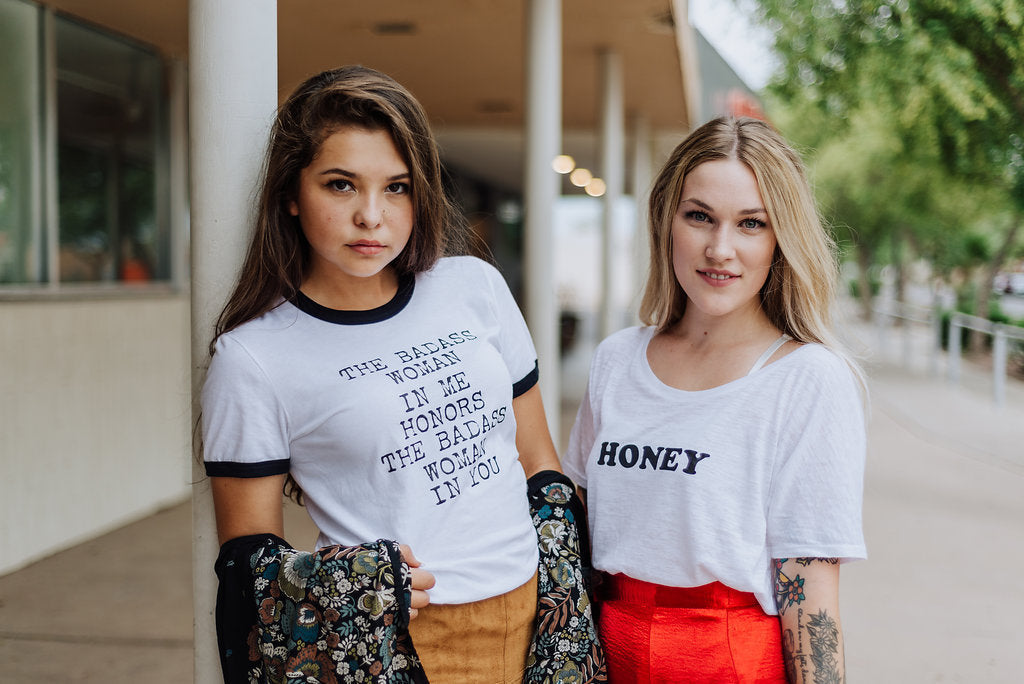 HONEY Tee, Honey tshirt, Honey Tshirts, white tee, HONEY shirt