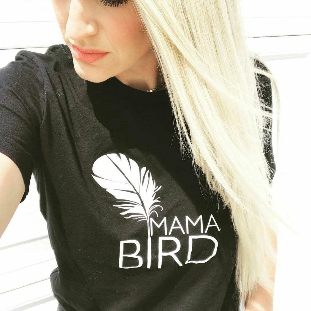 MAMA BIRD Tshirt, Mama Bird Shirts, Mama Bird Tee, Mama Bird Tees, Mama Bird Shirt, Mama Bird Tshirt, Mama Bird, Mama Bird Shirt, Mama