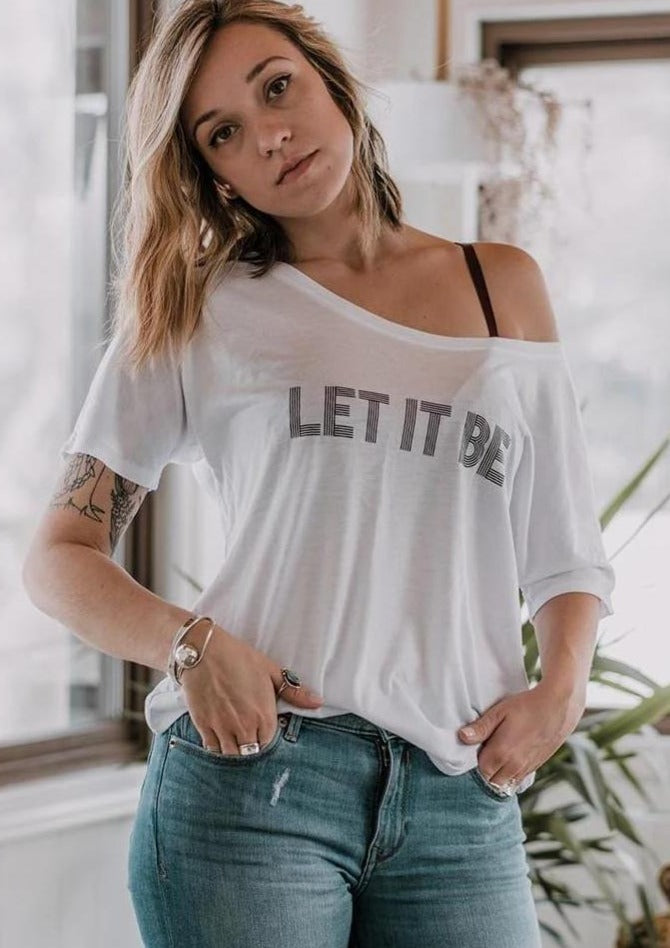 LET IT BE Tee, Beatles Tee, Let It Be Gifts, Let It Be Tshirt, The Beatle, Beatles Tshirt, Let It Be Let It Be, Boho Clothing