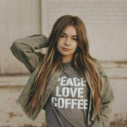 Peace Love Coffee - Muscle Tank