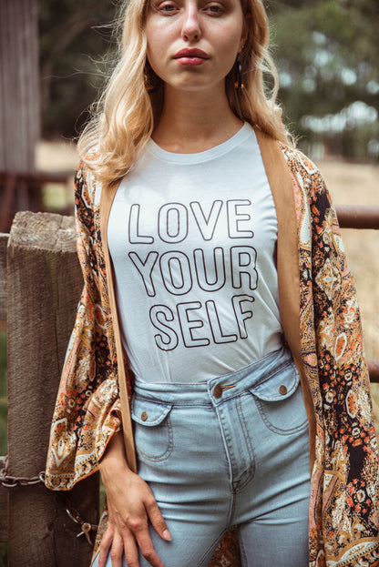 LOVE YOURSELF Tee, Love Yourself Tshirt, Love Tee, Love Yourself Shirt, Love Yourself Tshirts, Self Love Tee