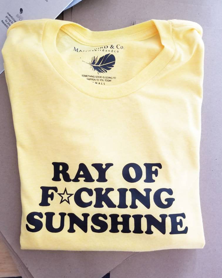 RAY OF FCKING Sunshine, Ray Of Sunshine Tshirt, Sunshine Vibes, Ray Of Sunshine Tee, Sunshine Tshirt, Ray of Sunshine, Good Vibes Tshirt