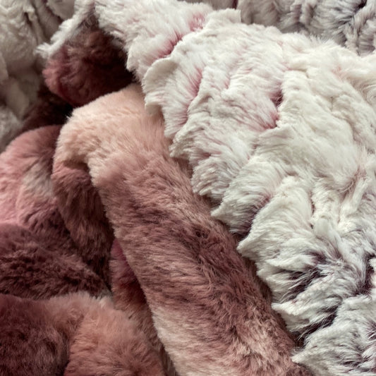 Minky thick fur blankets SMINKY