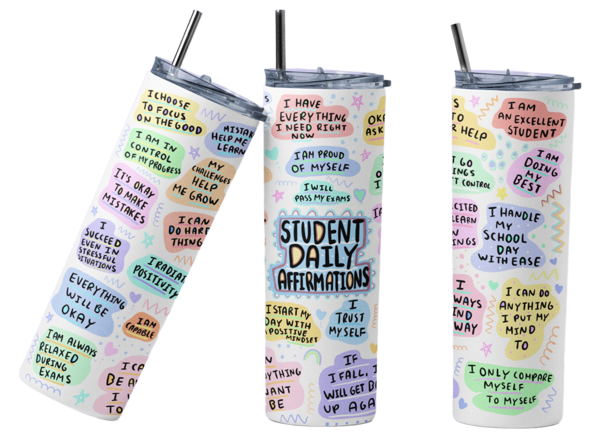 Student Daily Affirmations 20 oz Tumbler