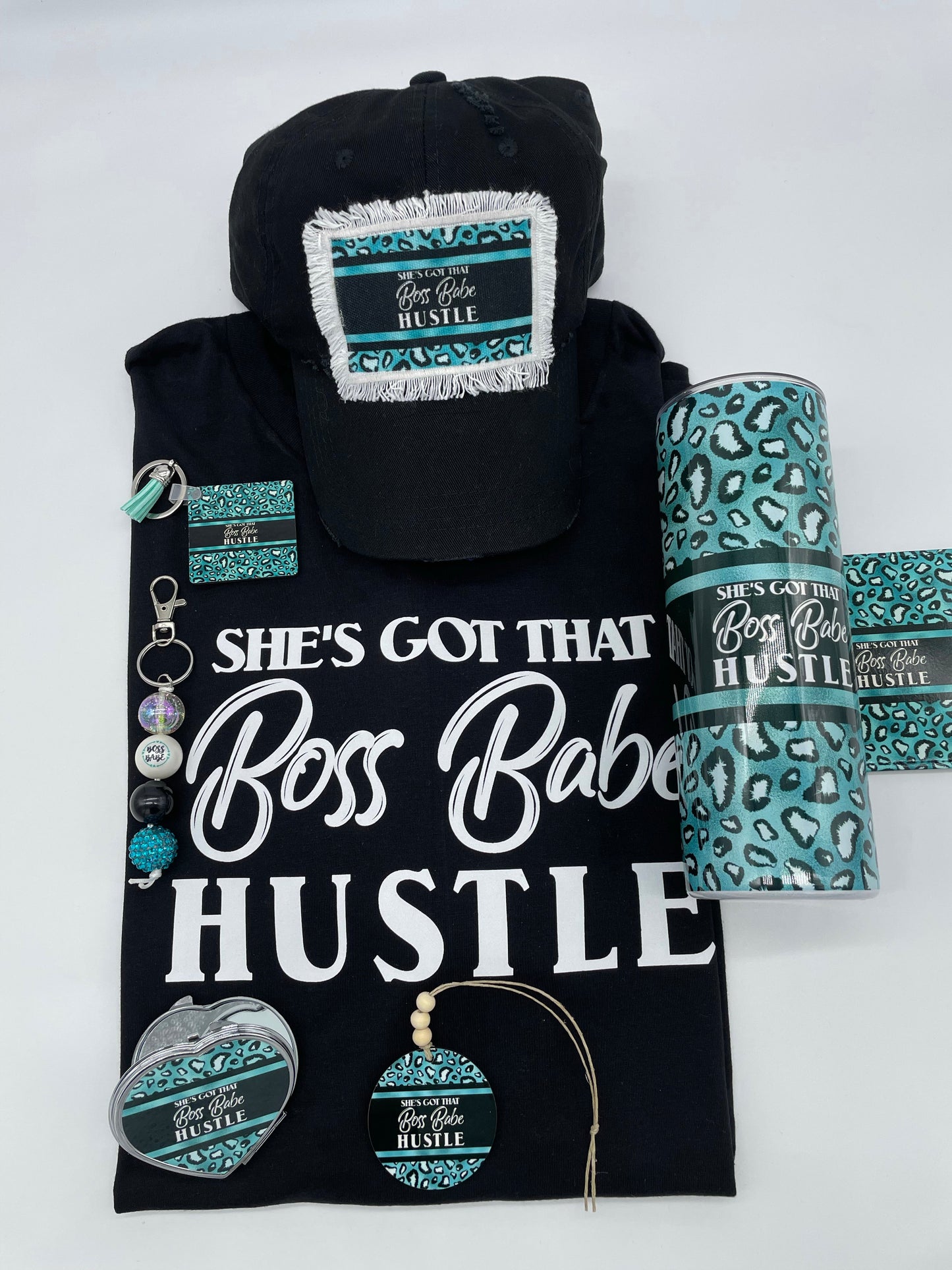 She’s Got that Boss Babe Hustle T-Shirt or Theme Set