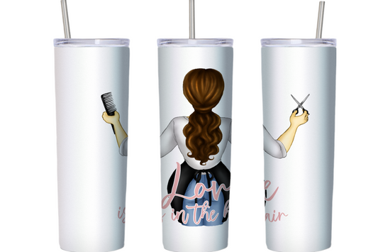 Auburn Love is in the Hair 20 oz Tumbler