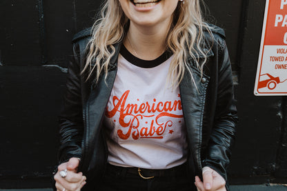 American Babe - Retro Fitted Ringer