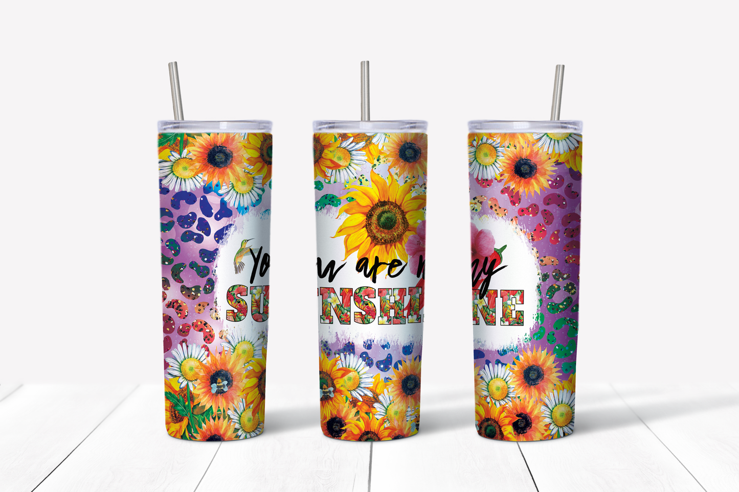 You Are My Sunshine Sunflower 20 oz Tumbler